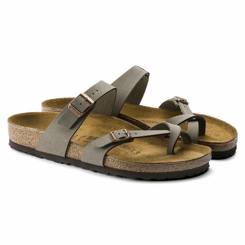 Birkenstock Birkibuc Mayari Dame Grå | DK 406VRW